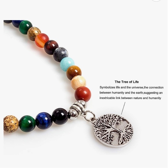 NIB Beautiful Mala Chakra Beads - Picture 3 of 4
